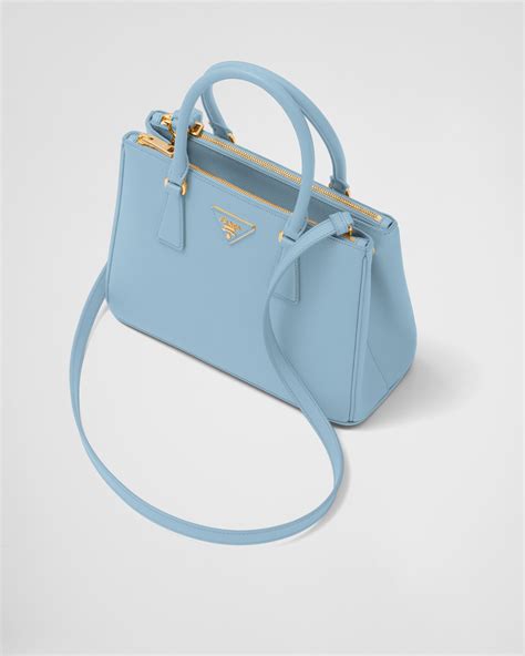 prada light frame saffiano|Light Blue Small Prada Galleria Saffiano Leather Bag .